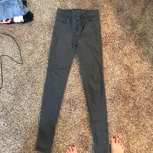 American Eagle lace up jeans!